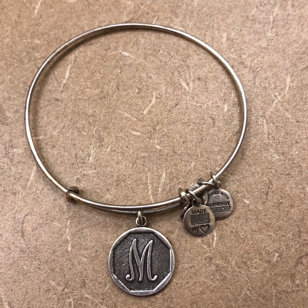 Alex and Ani letter M bracelet.
